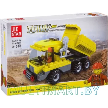 Конструктор JIE-STAR Town 21010 Medium-Sized Dump Truck